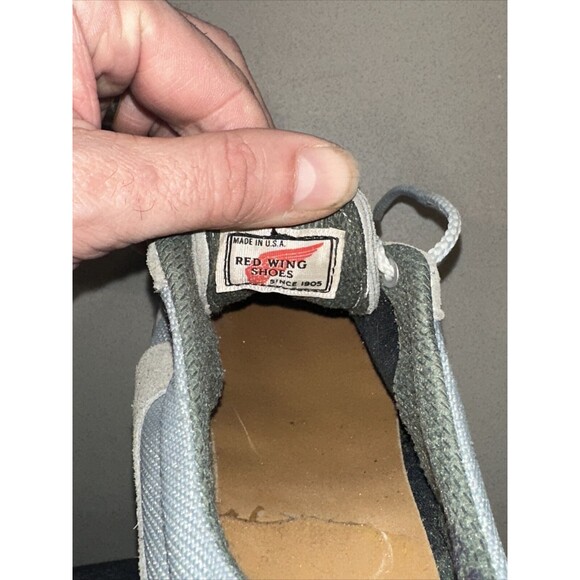Womens Vibram Red Wing SIZE 5.5 B Steel Toe Hiking/Work Shoes Gray - Picture 9 of 13